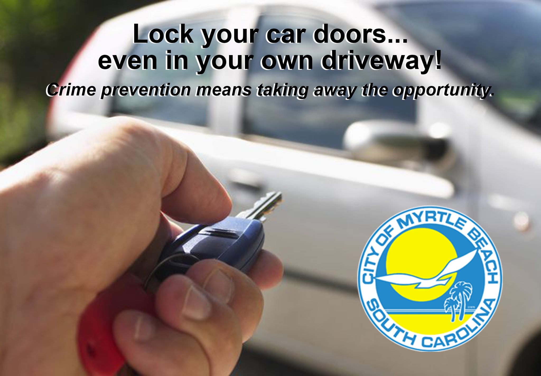 Lock your car door